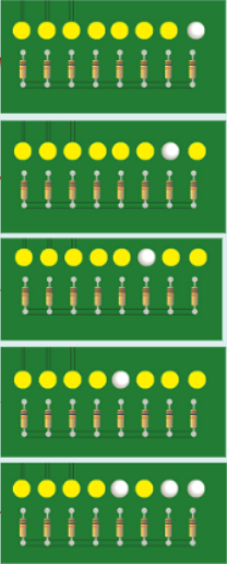 16진수 표현 LED